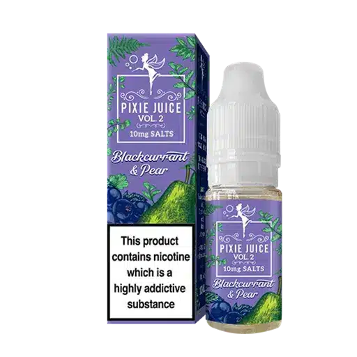 Pixie-Juice-Vol-2-Nic-Salt-10ml-Blackcurrant-Pearwebp - Element Vapor Australia