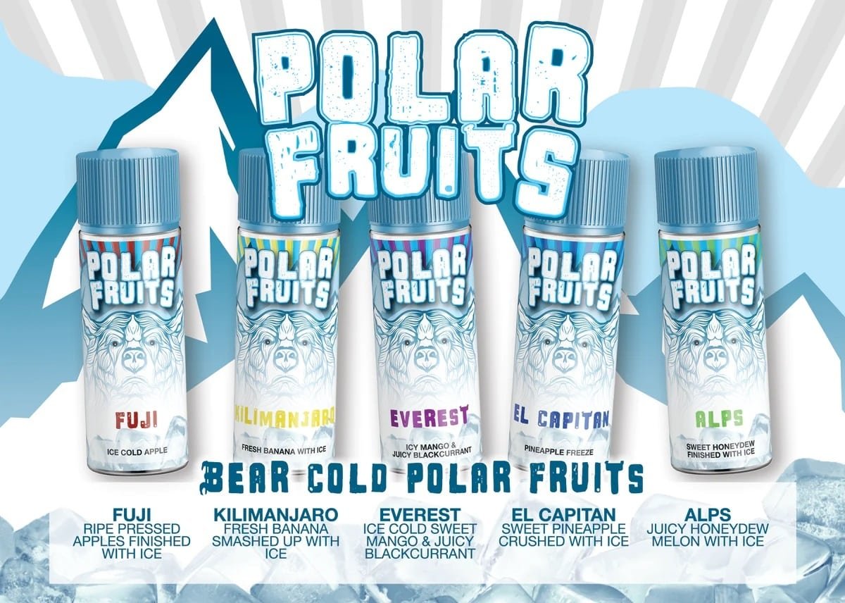 Polar-Fruits-E-liquid-100ml-Shortfill-Flavoursjpg - Element Vapor Australia