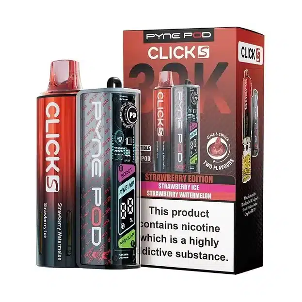 Pyne-Pod-Click-S-30K-Prefilled-Pod-Kit-Strawberry-Editionwebp - Element Vapor Australia
