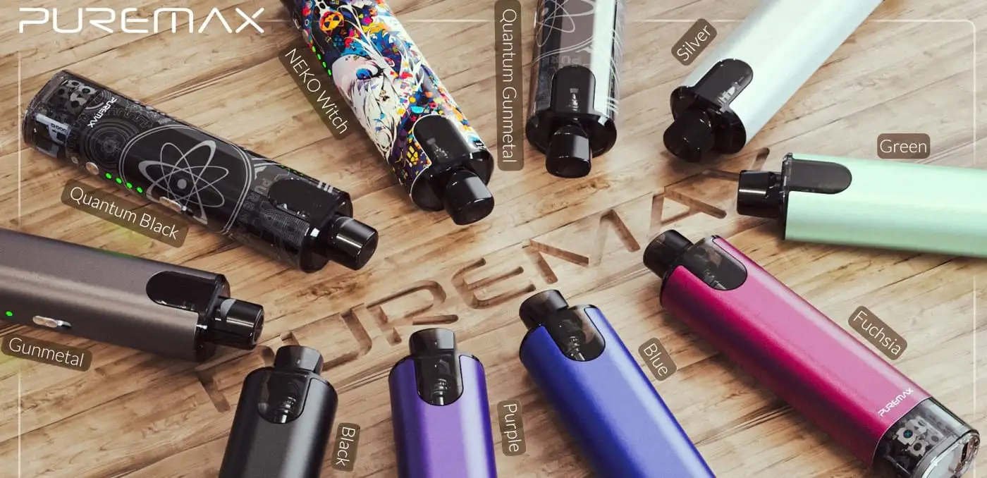 SX-Mini-Pure-Max-Pod-Kit-Colourswebp - Element Vapor Australia