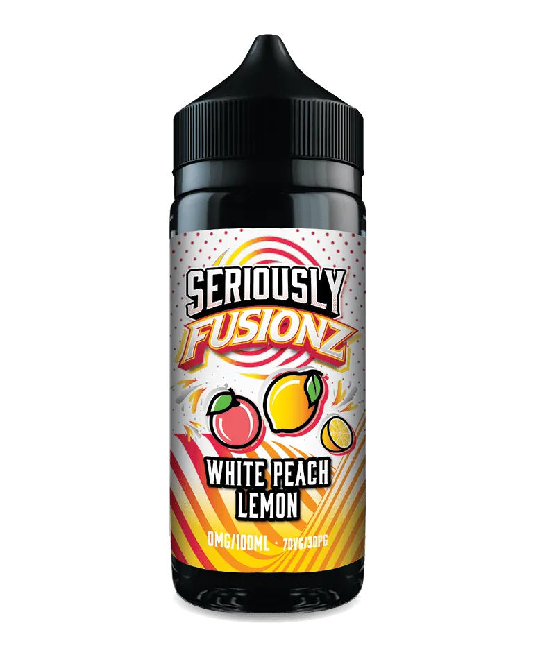Seriously-Fusionz-E-liquid-100ml-Shortfill-by-Doozy-White-Peach-Lemonwebp - Element Vapor Australia
