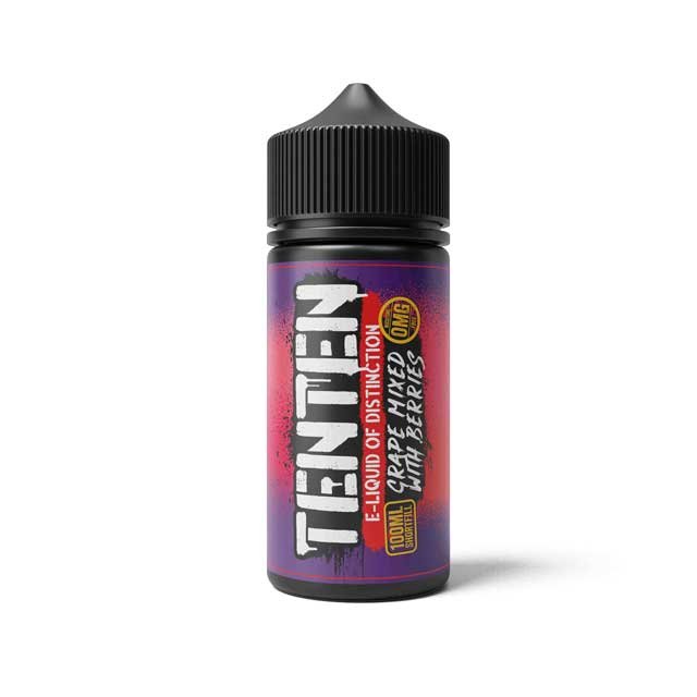 Ten-Ten-E-liquid-100ml-Shortfill-Grape-Mixed-With-Berriesjpg - Element Vapor Australia