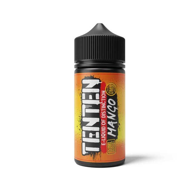 Ten-Ten-E-liquid-100ml-Shortfill-Mangojpg - Element Vapor Australia