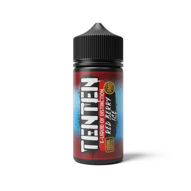 Ten-Ten-E-liquid-100ml-Shortfill-Red-Berry-Icejpg - Element Vapor Australia