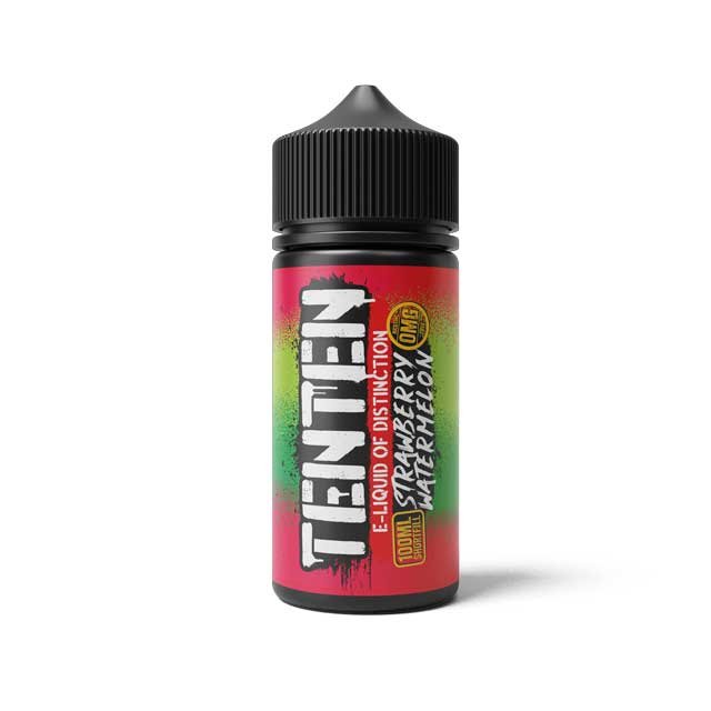 Ten-Ten-E-liquid-100ml-Shortfill-Strawberry-Watermelonjpg - Element Vapor Australia
