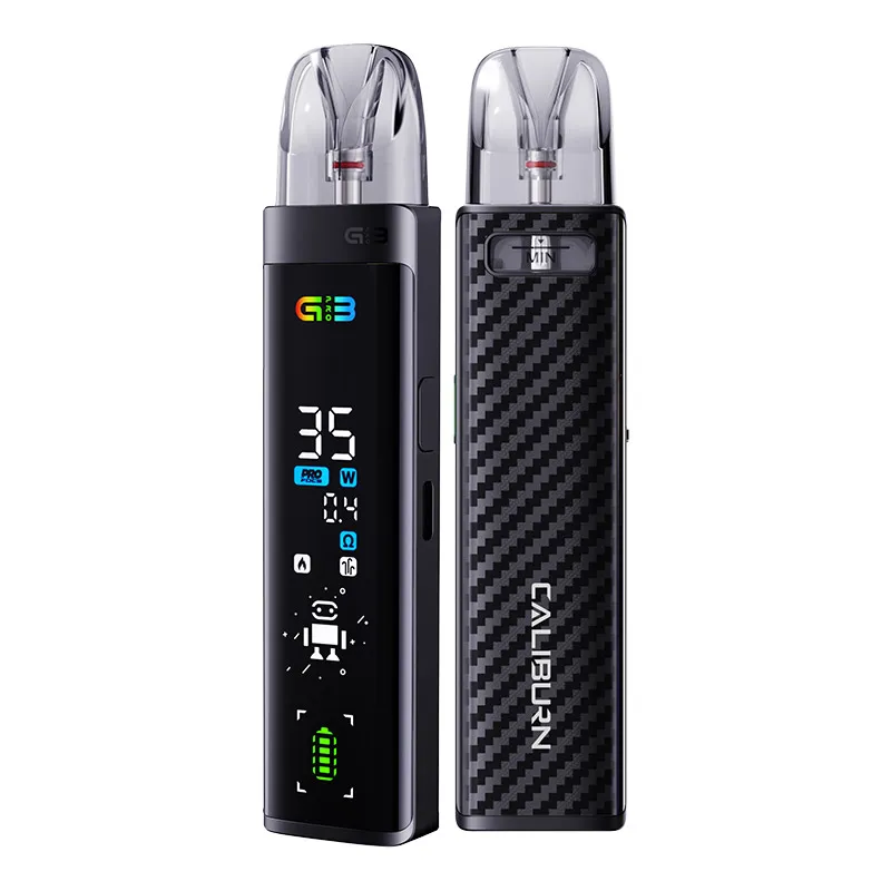 Uwell-Caliburn-G3-PRO-Pod-Kit-Black-Carbonwebp - Element Vapor Australia