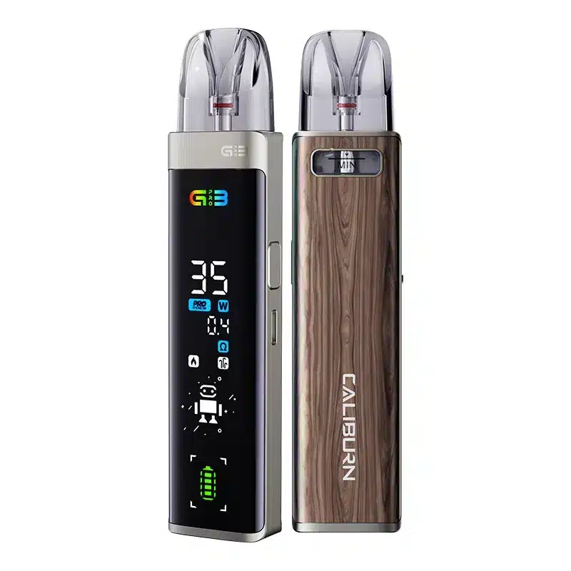 Uwell-Caliburn-G3-PRO-Pod-Kit-Brown-Woodwebp - Element Vapor Australia
