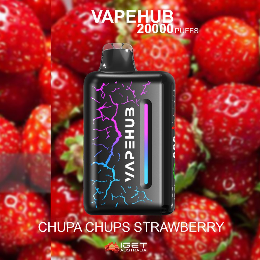 VAPEHUB-CHUPA-CHUPS-STRAWBERRYjpg - Element Vapor Australia