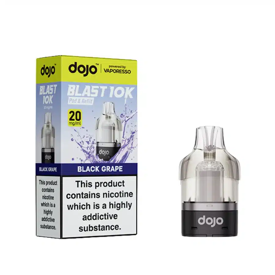 Vaporesso-Dojo-Blast-10K-Prefilled-Pods-Black-Grapewebp - Element Vapor Australia