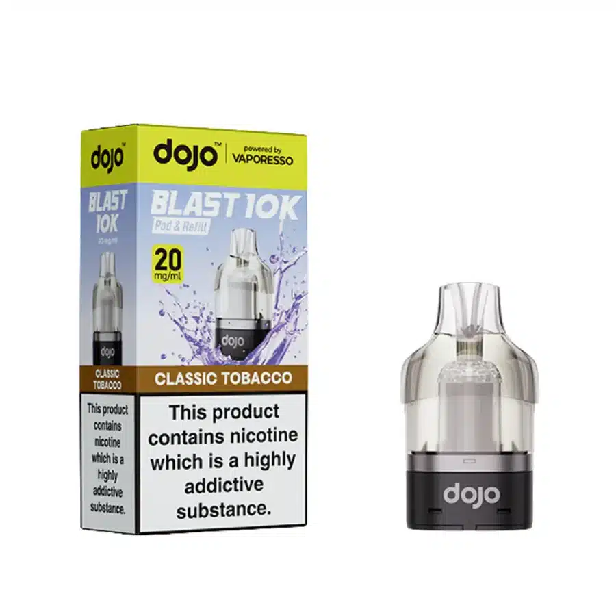Vaporesso-Dojo-Blast-10K-Prefilled-Pods-Classic-Tobaccowebp - Element Vapor Australia