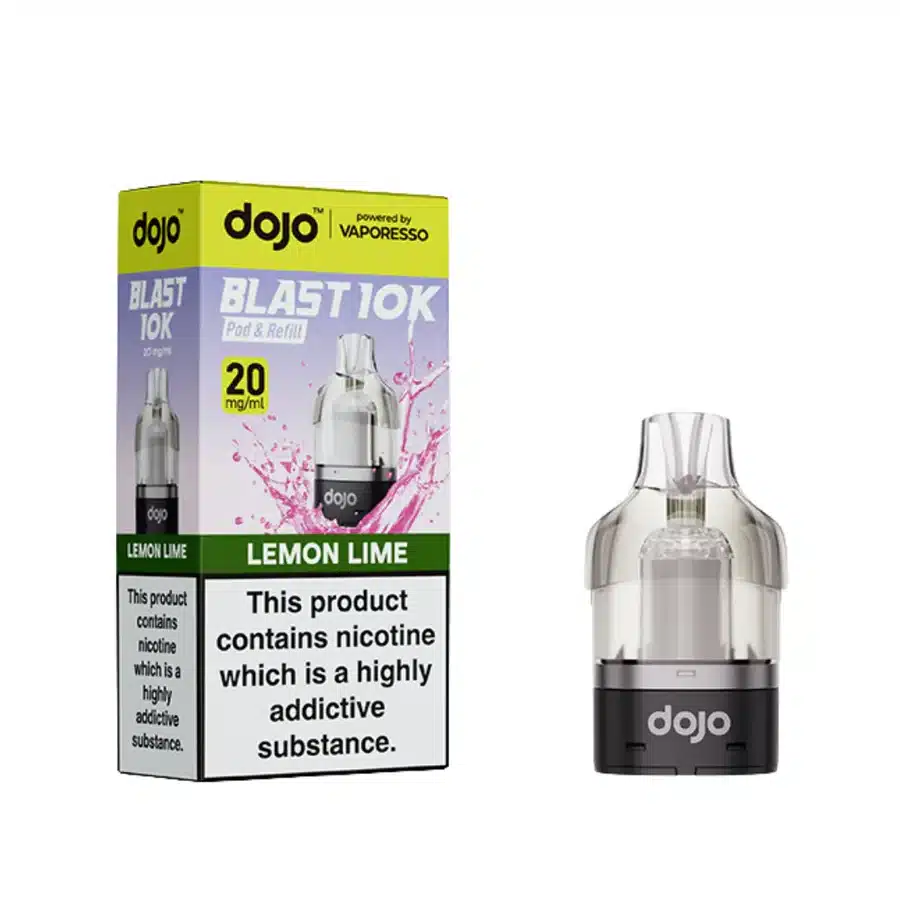 Vaporesso-Dojo-Blast-10K-Prefilled-Pods-Lemon-Limewebp - Element Vapor Australia