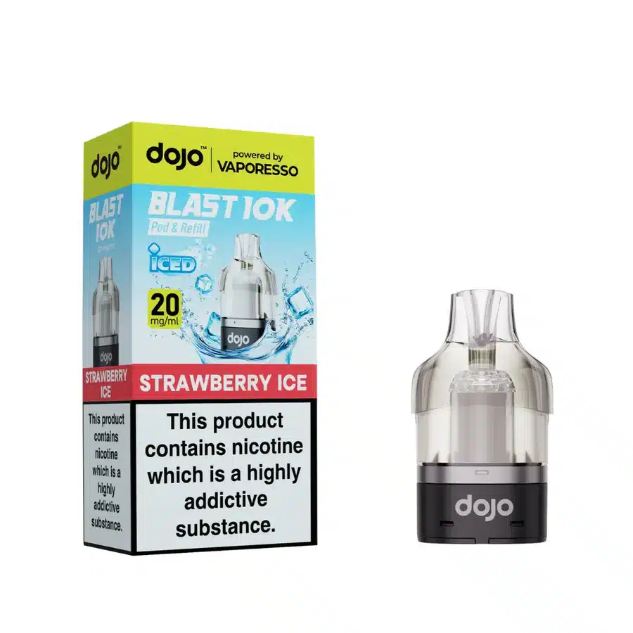 Vaporesso-Dojo-Blast-10K-Prefilled-Pods-Strawberry-Icewebp - Element Vapor Australia