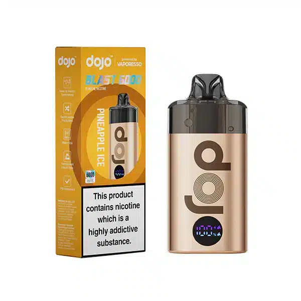 Vaporesso-Dojo-Blast-6000-Vape-Kit-Pineapple-Icewebp - Element Vapor Australia