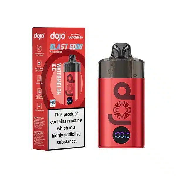 Vaporesso-Dojo-Blast-6000-Vape-Kit-Watermelon-Icewebp - Element Vapor Australia