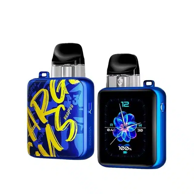 Voopoo-Argus-P3-Pod-Vape-Kit-Blue-Leatherwebp - Element Vapor Australia