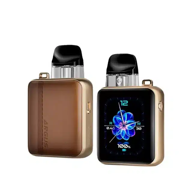 Voopoo-Argus-P3-Pod-Vape-Kit-Brown-Leatherwebp - Element Vapor Australia