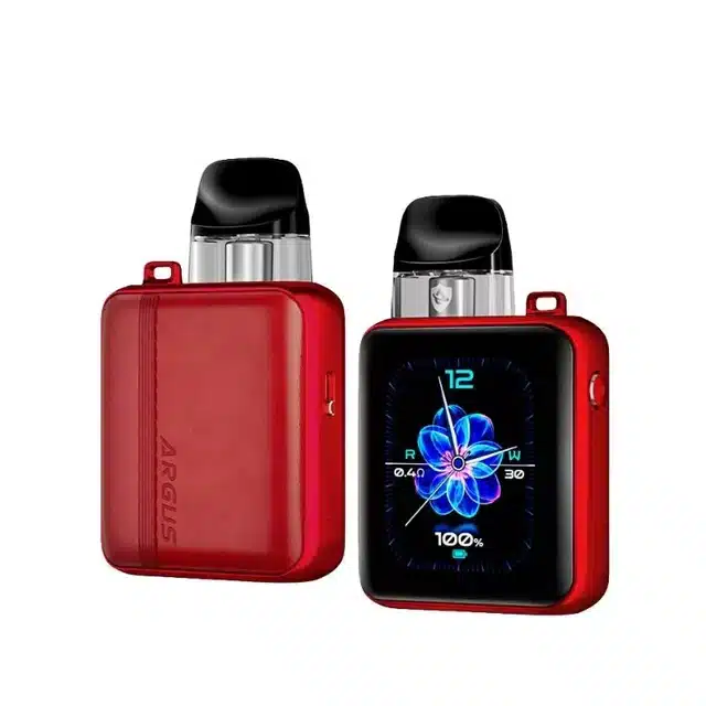 Voopoo-Argus-P3-Pod-Vape-Kit-Red-Leatherwebp - Element Vapor Australia