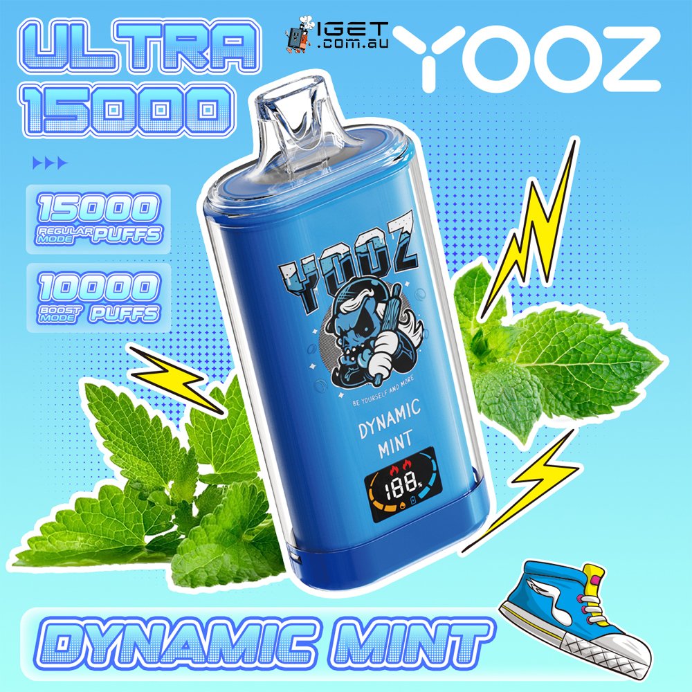YOOZ-ULTRA-DYNAMIC-MINT-15000-PUFFSjpg - Element Vapor Australia