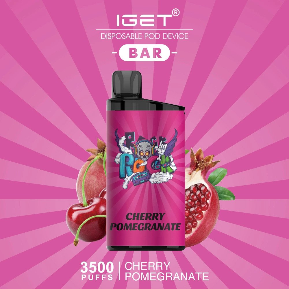 iget-bar-cherry-pomegranate-3500-puffsjpeg - Element Vapor Australia