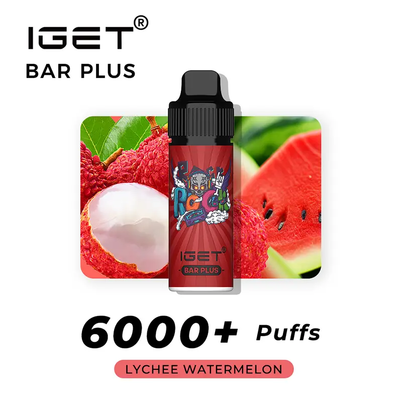 lychee-watermelon-iget-bar-plus-vape-kitwebp - Element Vapor Australia